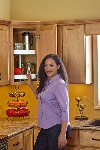 12 in. Pull-Out 2-Tier Base Cabinet Cookware Organizer G9088