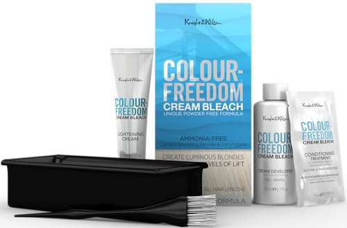 Hair Bleach Kit with Tint Bowl, Brush, Gloves & Cap J923580