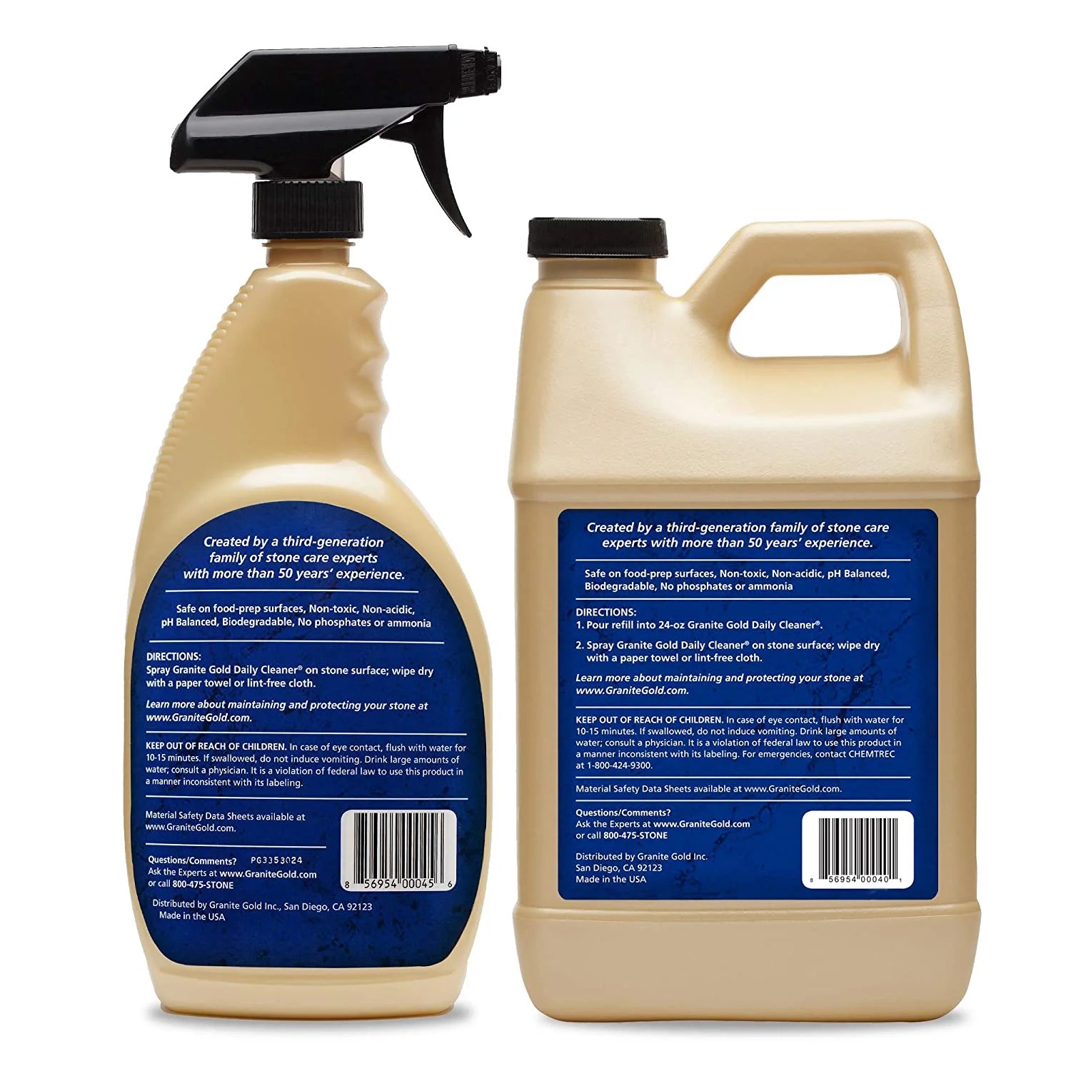Daily Cleaner Spray and Refill Value Pack for Natural Stone Countertops I483
