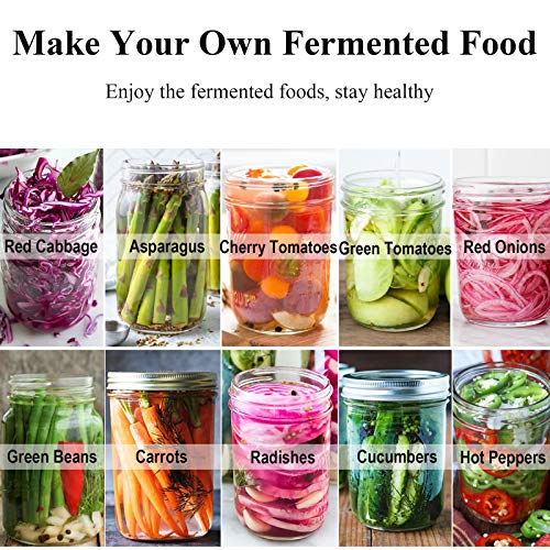 6 Set Stainless Steel Fermenting Lids with Silicone Grommets, Airlocks, Silicone Rings C65007