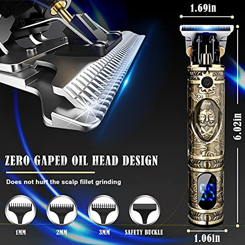 Professional Cordless Hair Clippers with LCD Display A992844