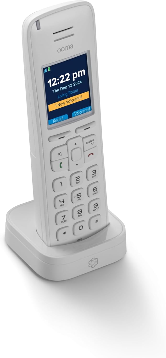 White Cordless Phone with Caller-ID X375287