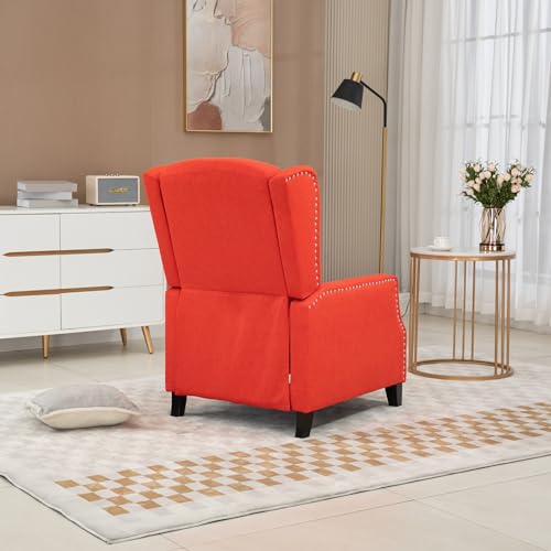 Red Adjustable Wingback Recliner Chair T978