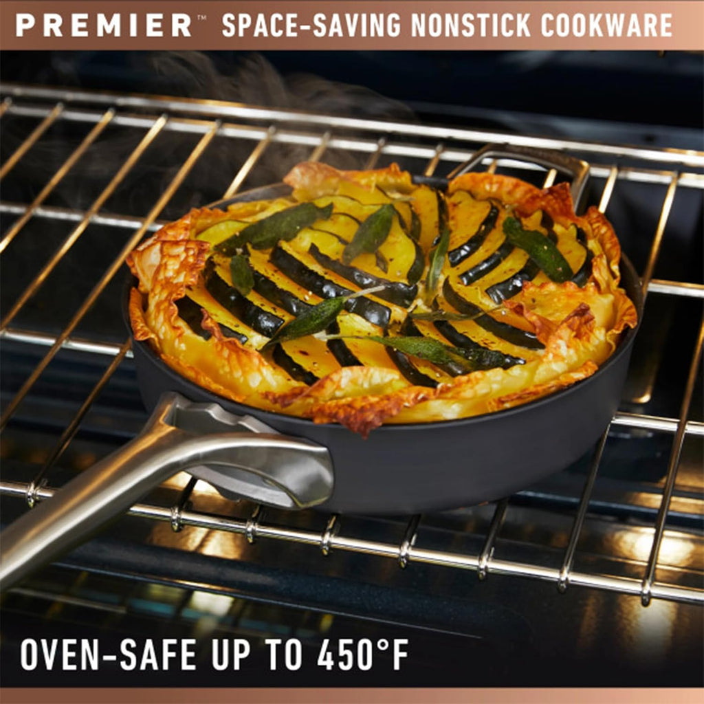 8 Quart Hard Anodized Nonstick Multi-Pot Cookware with Tempered Glass Lid S43405