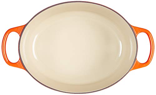 2.75 qt. Enameled Cast Iron Oval Dutch Oven M6507