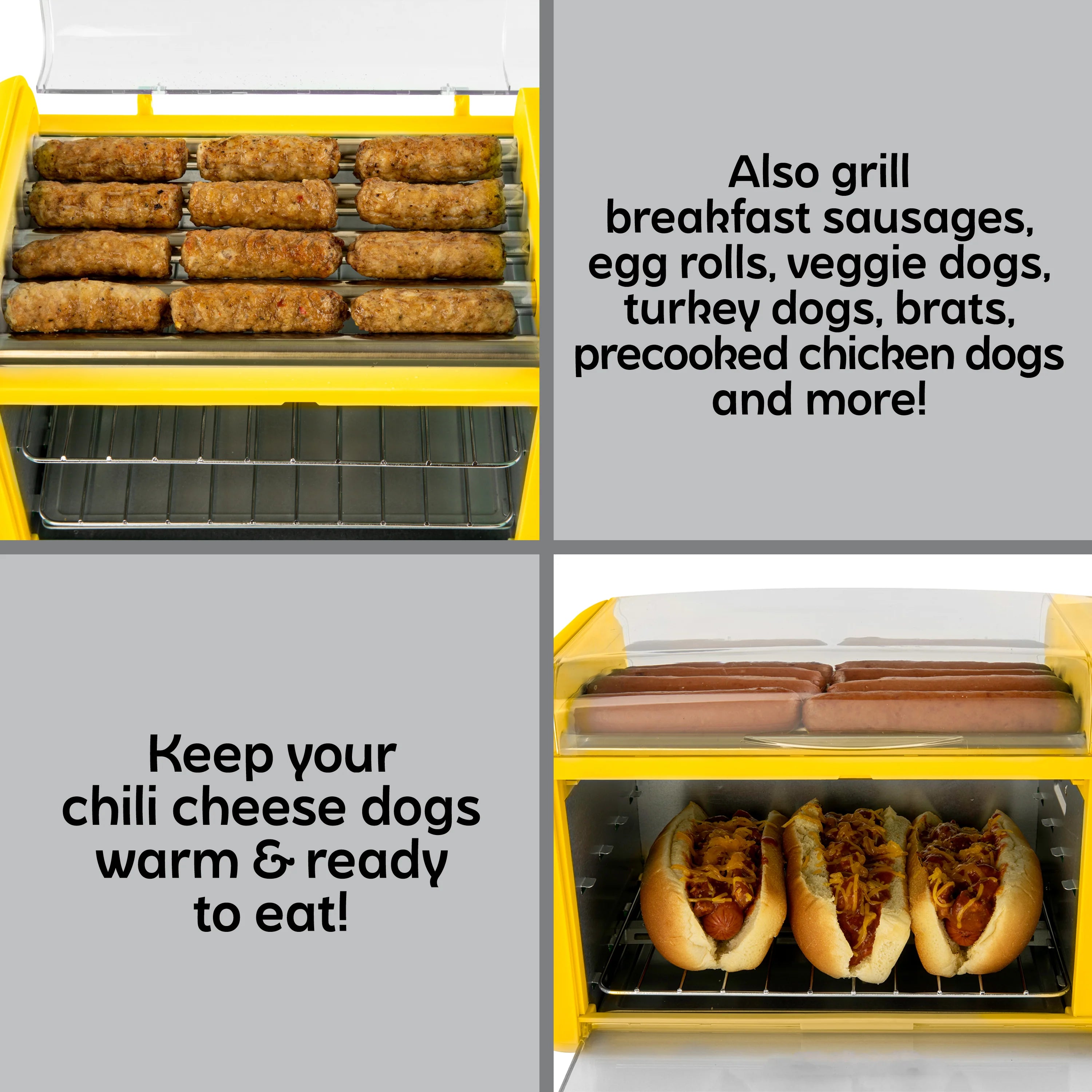 Hot Dog Roller & Bun Warmer Y52486