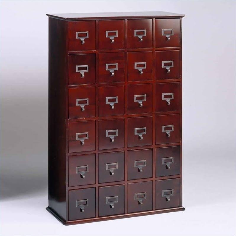 Cherry CD Storage Cabinet M8957