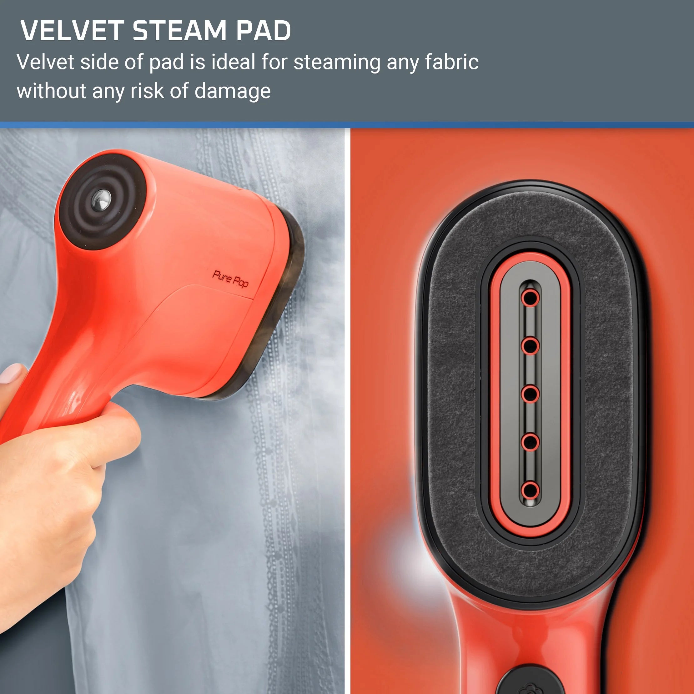 Handheld Garment Steamer Red X388730