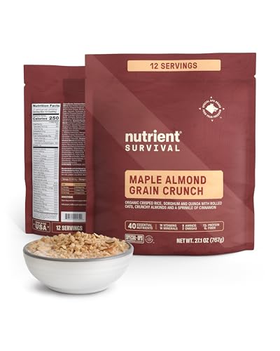 Maple Almond Grain Crunch Freeze Dried Cereal (12 Servings) Z875149