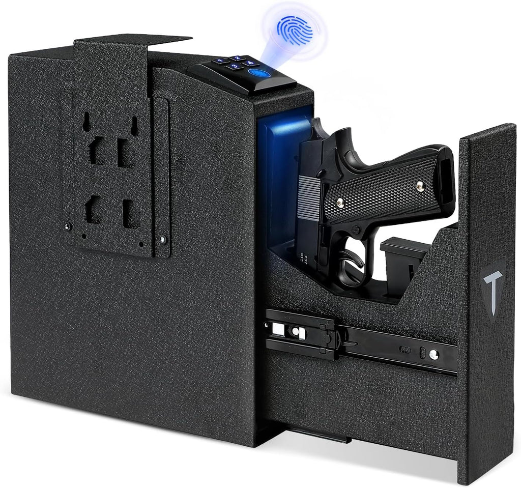 Biometric Gun Safe for Handgun with Fingerprint PIN Code and Key Q20685
