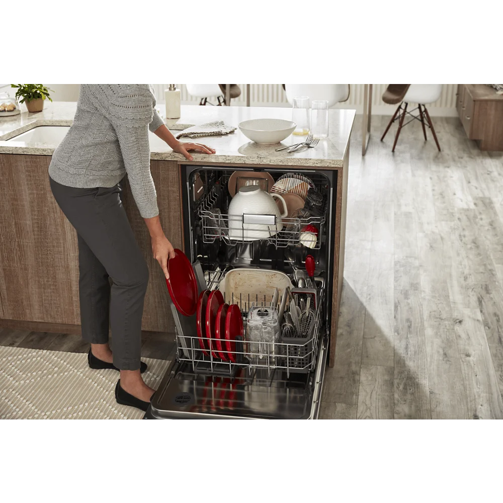 47 dBA Two Rack Dishwasher with PrintShield Stainless Q26792