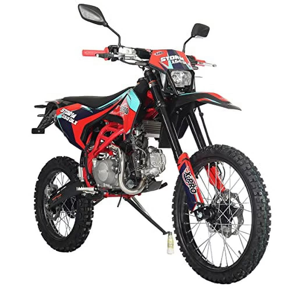 150cc Gas Dirt Bike with 4-Speed Manual Transmission, 19"/16" Tires Y155