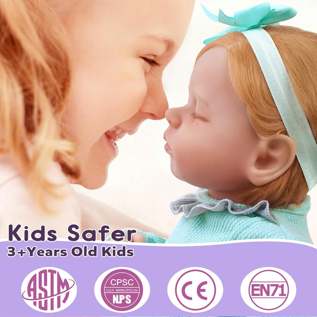 20 Inch Soft Body Realistic Blond Hair Baby Doll K154914