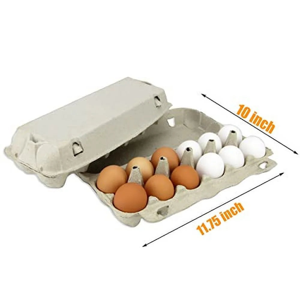 [18 Pack] Printed Pulp Egg Cartons Y132895