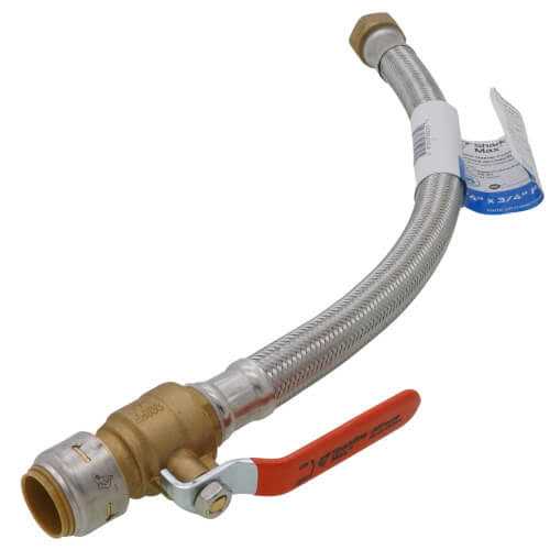 18 in. Braided Stainless Steel Water Heater Connector P7031