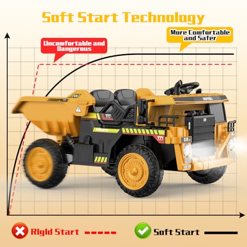 12V Ride on Dump Truck with Remote Control V675