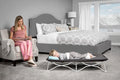 Gray Portable Cot Bed Y153