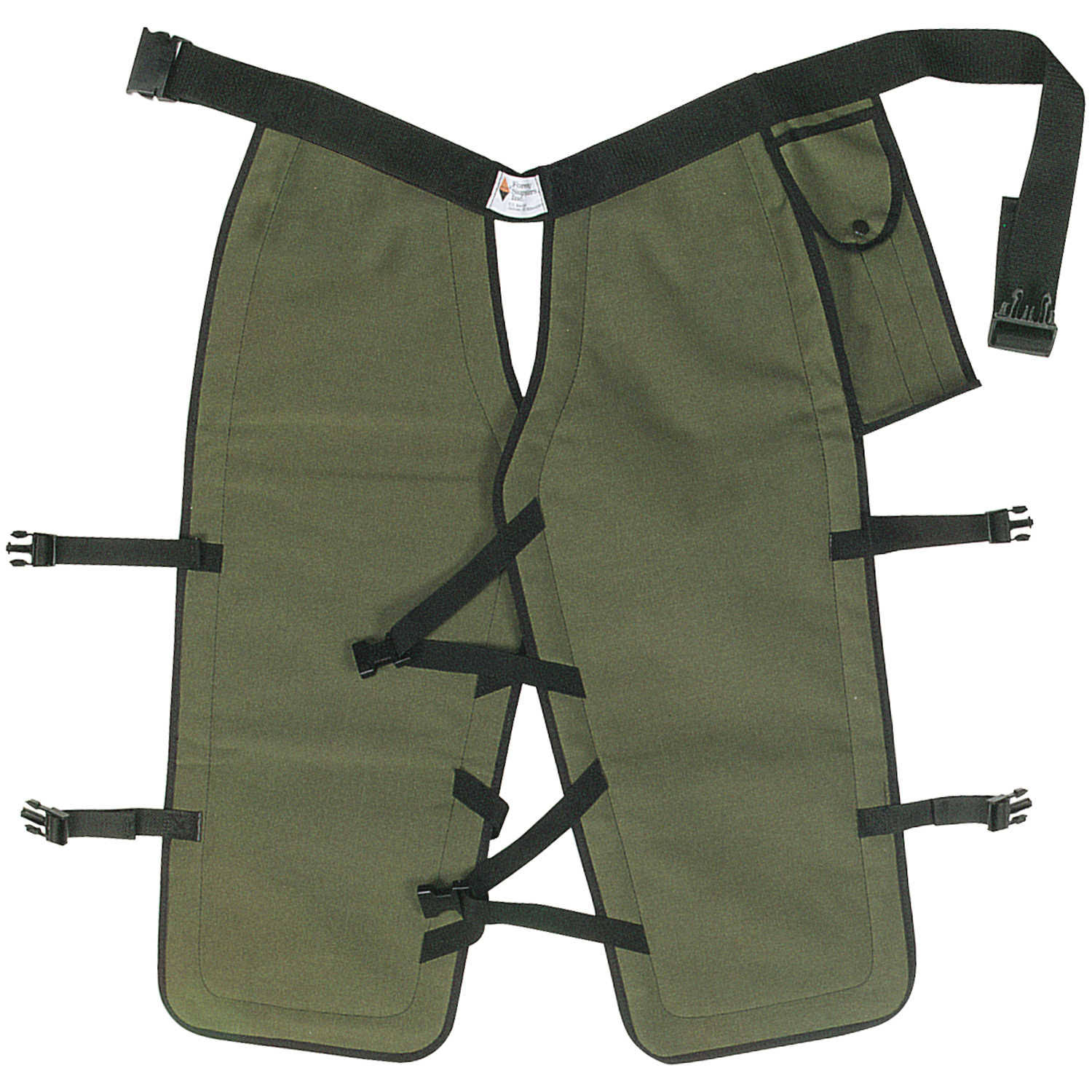 Green Standard Coverage Chain Saw Chaps 36x22 L M349