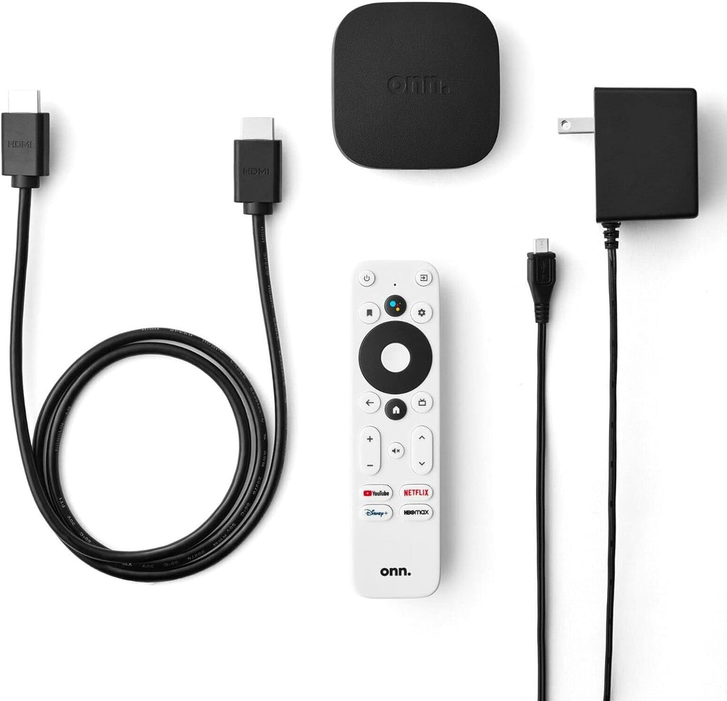 Android TV 4K UHD Streaming Device with Voice Remote Control & HDMI Cable K711567