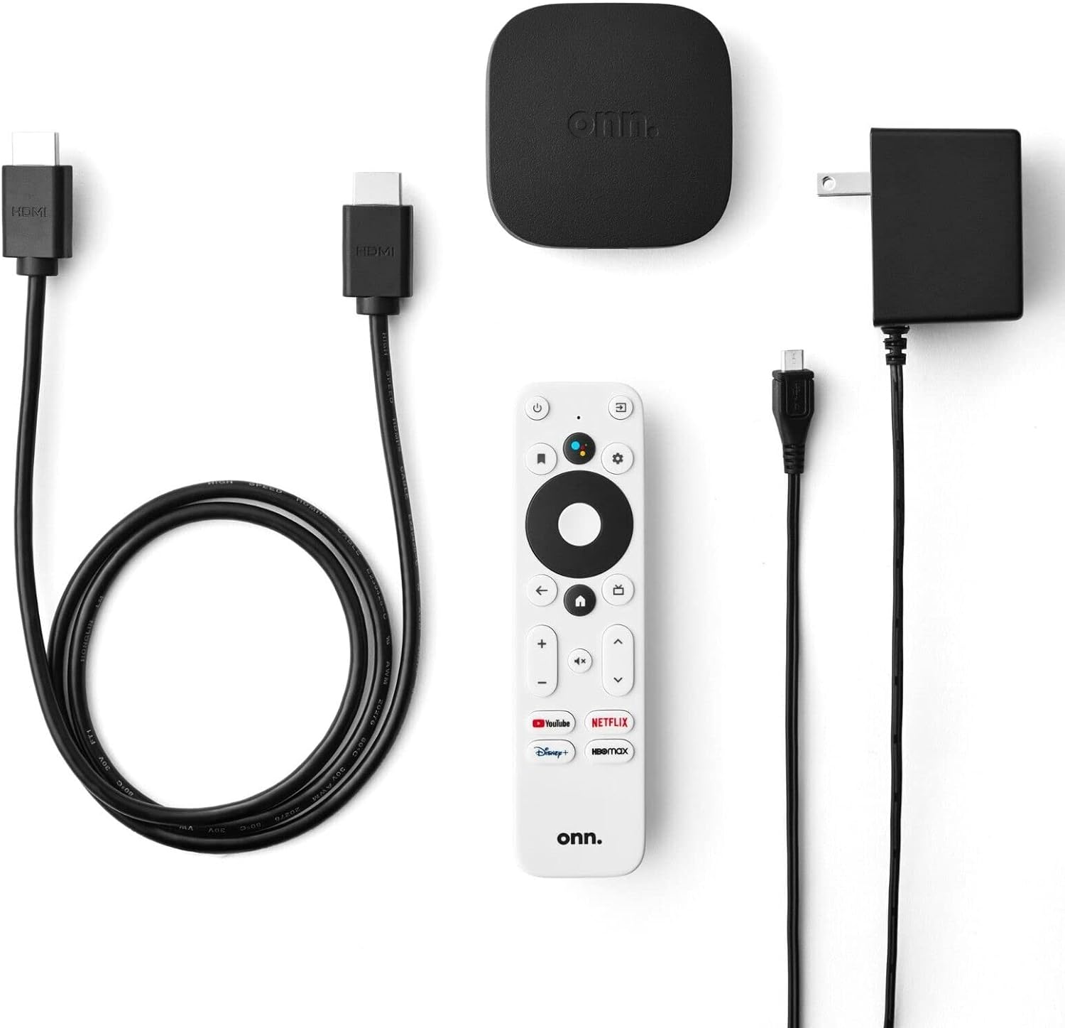 Android TV 4K UHD Streaming Device with Voice Remote Control & HDMI Cable K711567