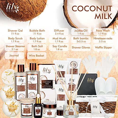 18 Pcs Coconut Spa Bath Gift Set P49216