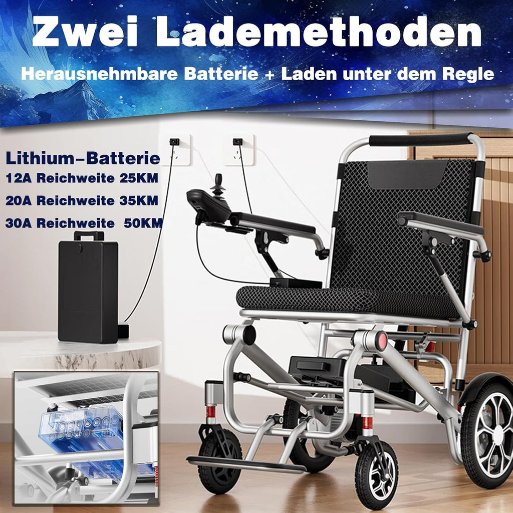 Lightweight Foldable Electric Wheelchair R75008