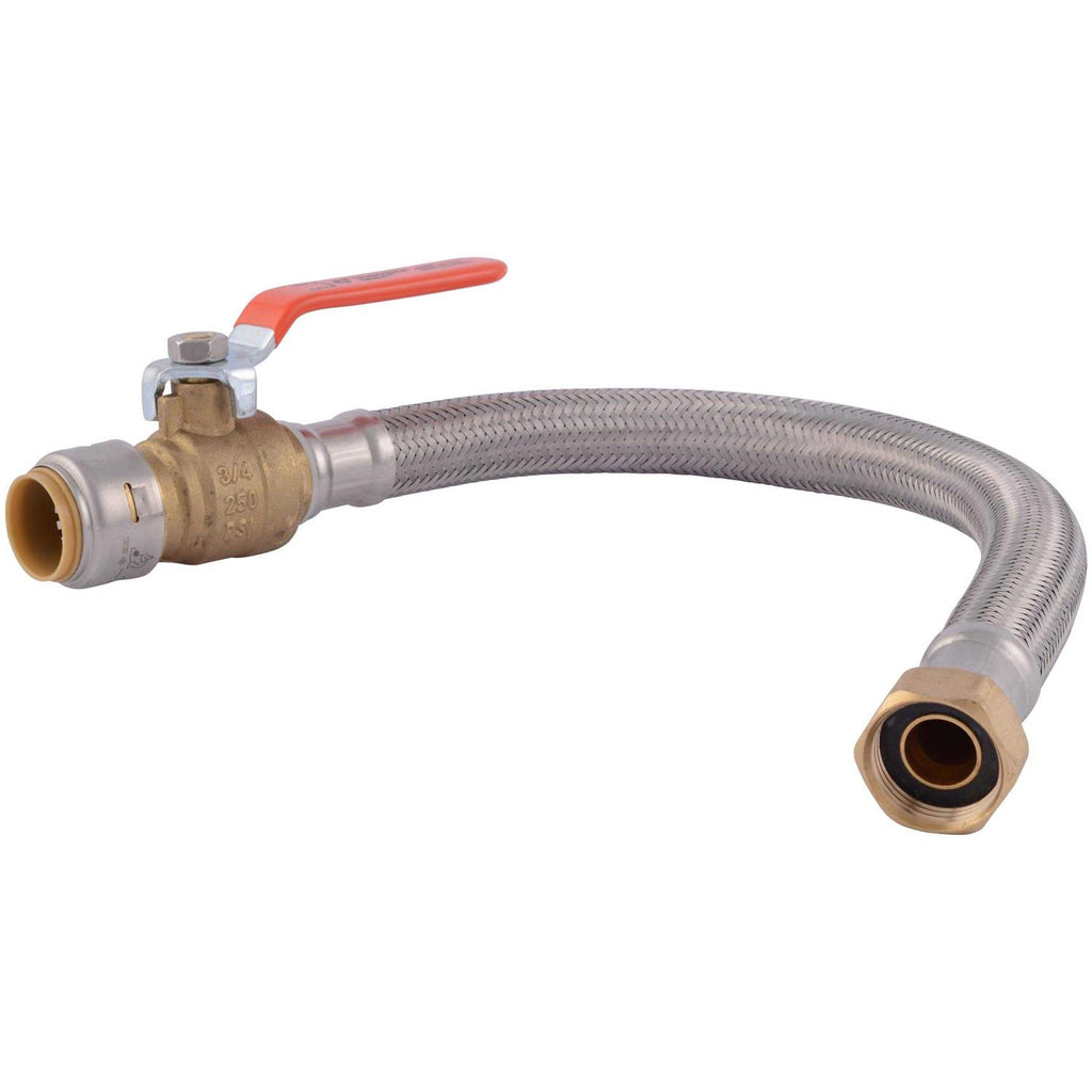 18 in. Braided Stainless Steel Water Heater Connector P7031