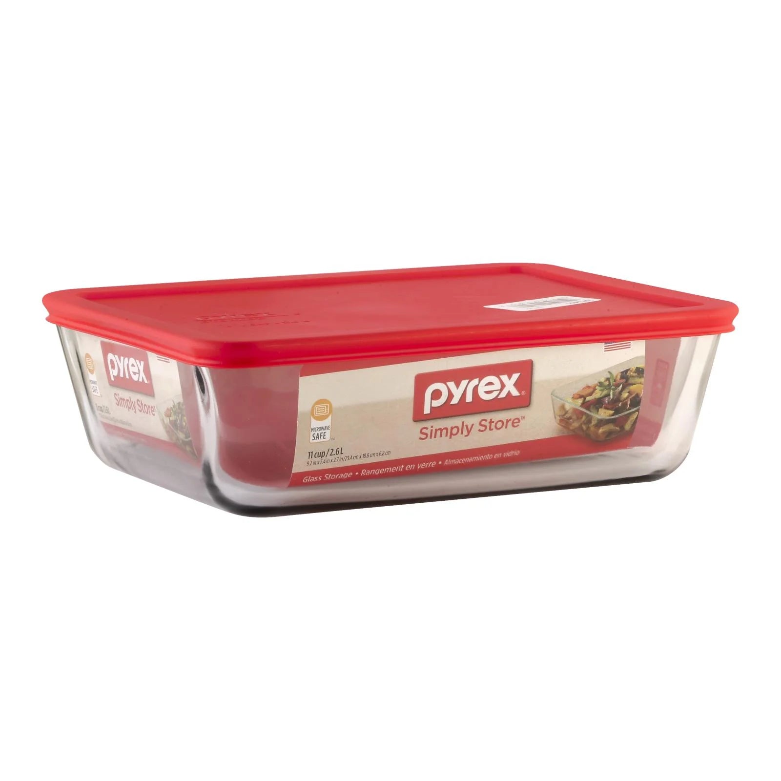 11 Cup Red Plastic Storage Container F8067