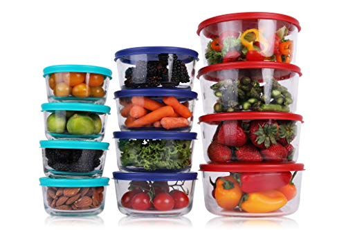 2 Cup Glass Food Storage Containers (6 Pack) C47801