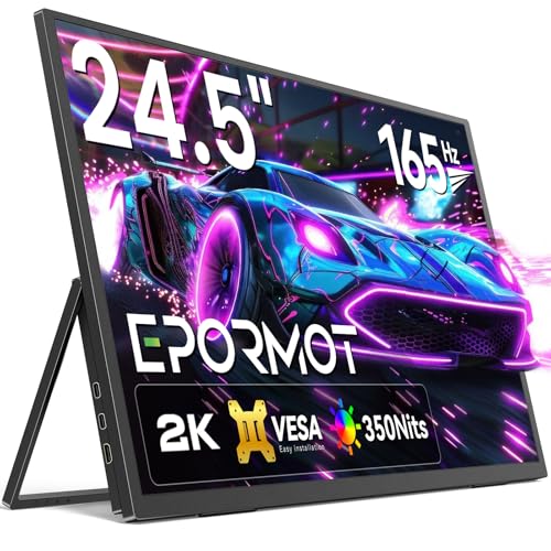 18.5 inch 120hz FHD Portable Monitor with VESA Kickstand HDR Speakers USB C Mini HDMI Y723