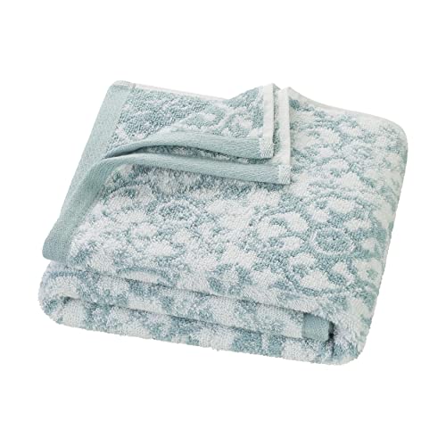 Bath Towel 4 Piece Set 100% Cotton Frosty Green G91050