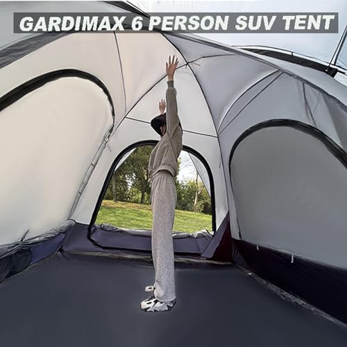 6 Person SUV Tent, Double Layer Waterproof, includes Rainfly and Storage Bag K408