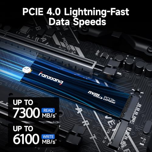 NVMe SSD 500GB PCIe 4.0 M.2 2280 Internal Solid State Drive Q9247
