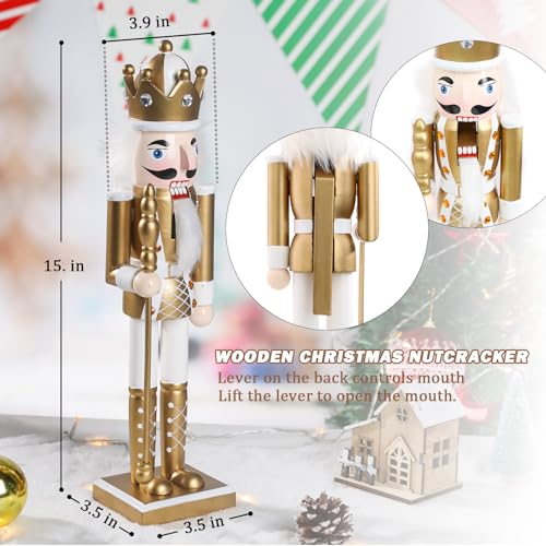 16 Inch Wooden Christmas Nutcracker Figures Ornament Green K659