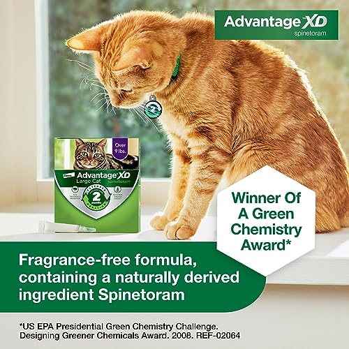 Large Cat Flea Prevention Treatment, 4 Topical Doses A2795