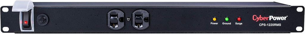 10 Outlets 15ft Power Cord 1U Rackmount PDU Pack of 2 Q641