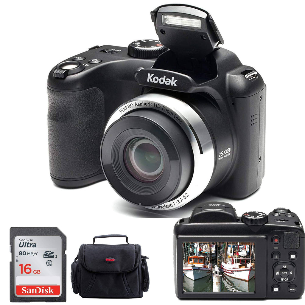 White Digital Camera with 16GB SD Card and Case R806406