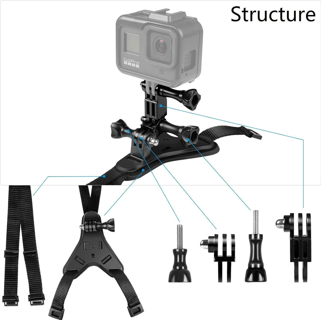 Motorcycle Helmet Chin Strap Mount for GoPro Hero Action Camera S15185