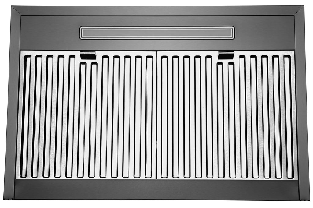 30 in. Convertible Wall-Mounted Range Hood, Black Stainless Steel Z435744