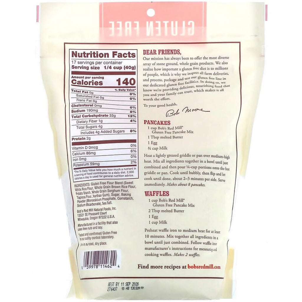 Gluten Free Pancake Mix 24 oz Pack of 2 F234868