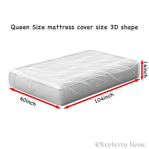 Queen Mattress Bags 61'' x104''x 15'' Waterproof Mattress Cover 1pack I110460