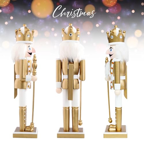 16 Inch Wooden Christmas Nutcracker Figures Ornament Green K659