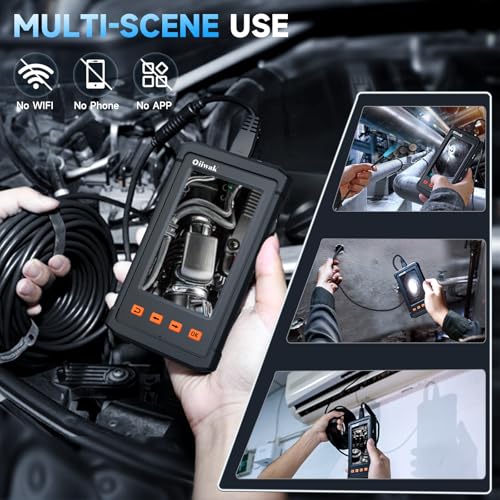 50FT Endoscope Camera with Light, 1080P HD 4.3" IPS Screen Waterproof IP67 G731554