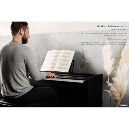 88-Key Weighted Console Digital Piano, Black O18333