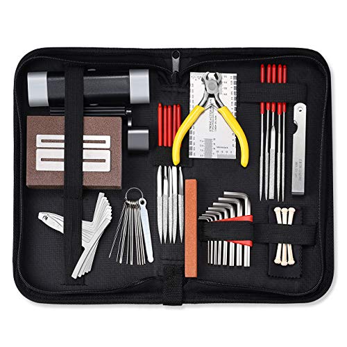 45 Pcs Guitar Repair Tool Kit with Carry Bag T8183