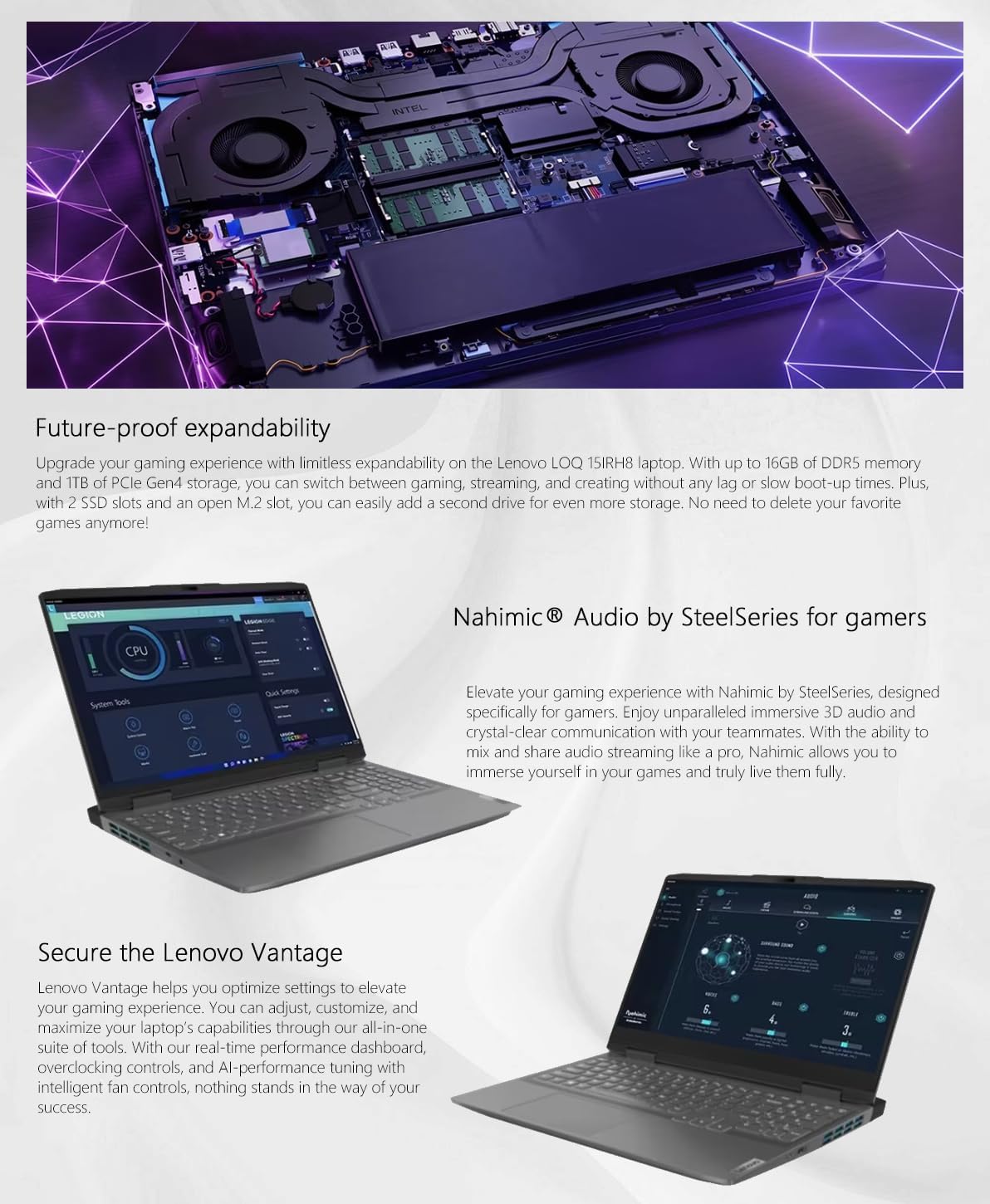 15.6" 144Hz IPS Gaming Laptop NVIDIA GeForce RTX 3050 Intel Core i5-13420H 32GB RAM 1TB Storage Storm Grey Q752
