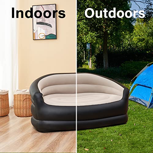 Inflatable Air Sofa for Camping, Double Size L79349