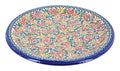 Blue Rose Polish Pottery Dinner Plate B644683
