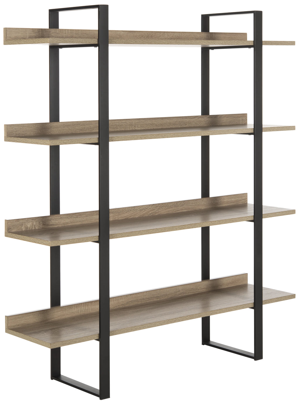 Oak Black 4 Tier Etagere X593332