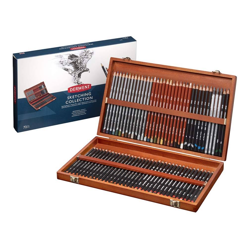 Wooden Box Set of 72 Sketching Pencil R10911